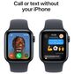Apple Watch SE GPS + Cellular 40mm Midnight Aluminum Case with Midnight Sport Band - S/M, , large