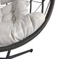 Hearth and Haven Outdoor Hanging Egg Chair with Stand in Beige, , large