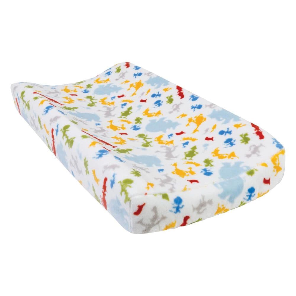 Trend Lab LLC Dr. Seuss Friends Plush Changing Pad Cover, , large