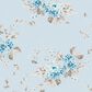 Rachel Ashwell Luella King Slipcover Headboard in Berry Bloom Blue, , large