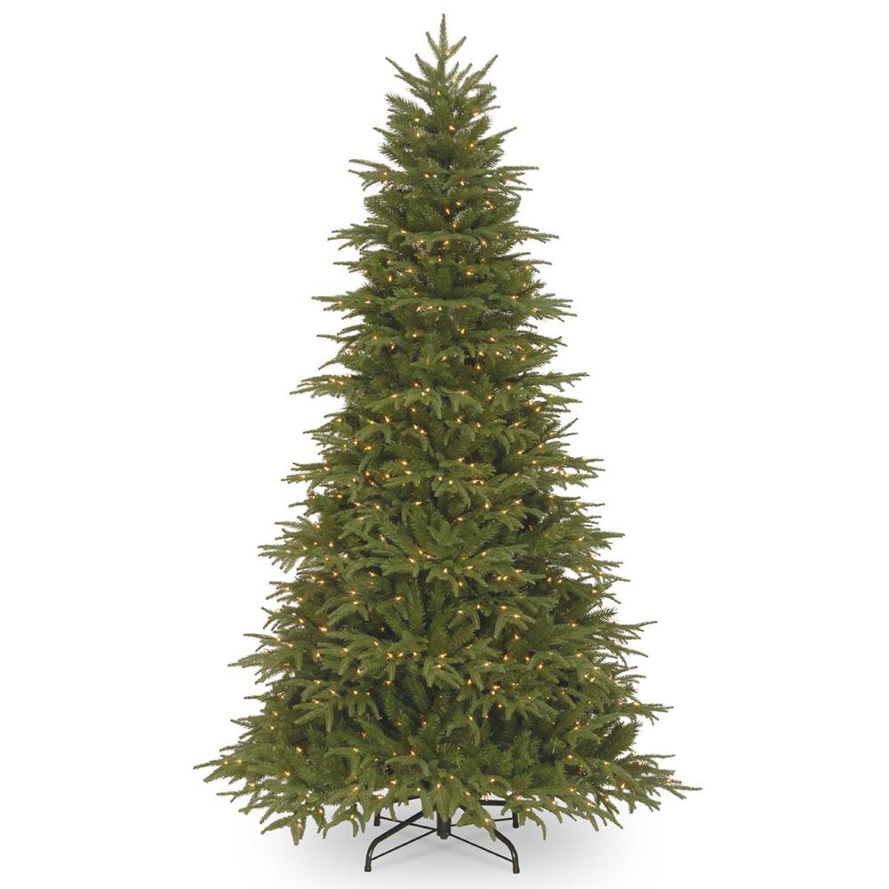 National Tree 9" Feel Real Fir Tree with 1000 White Lights, , large