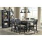 Ashley Tyler Creek 3-Shelf Display Cabinet in Antique Black and Gray, , large