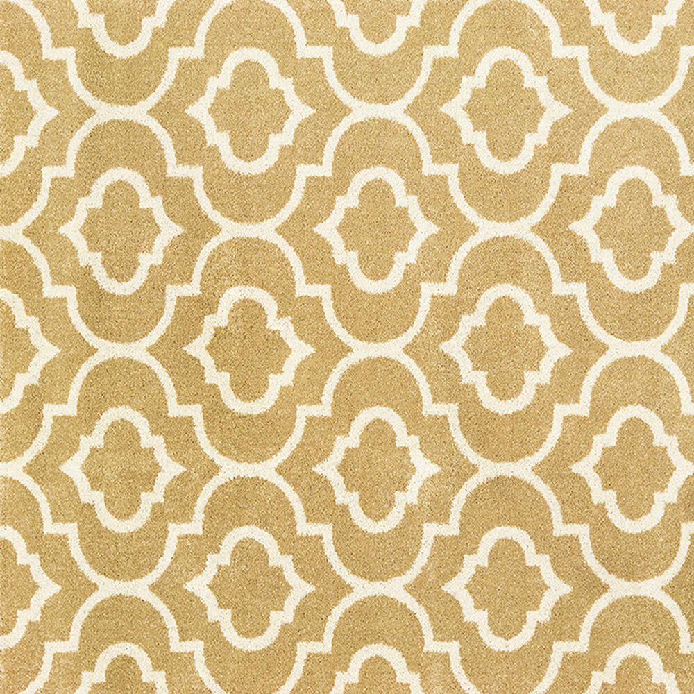 Oriental Weavers Carson 9672E 9&#39;10&quot; x 12&#39;10&quot; Gold Area Rug, , large