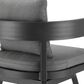 Blue River Menorca Patio Swivel Counter Height Bar Stool in Dark Gray, , large