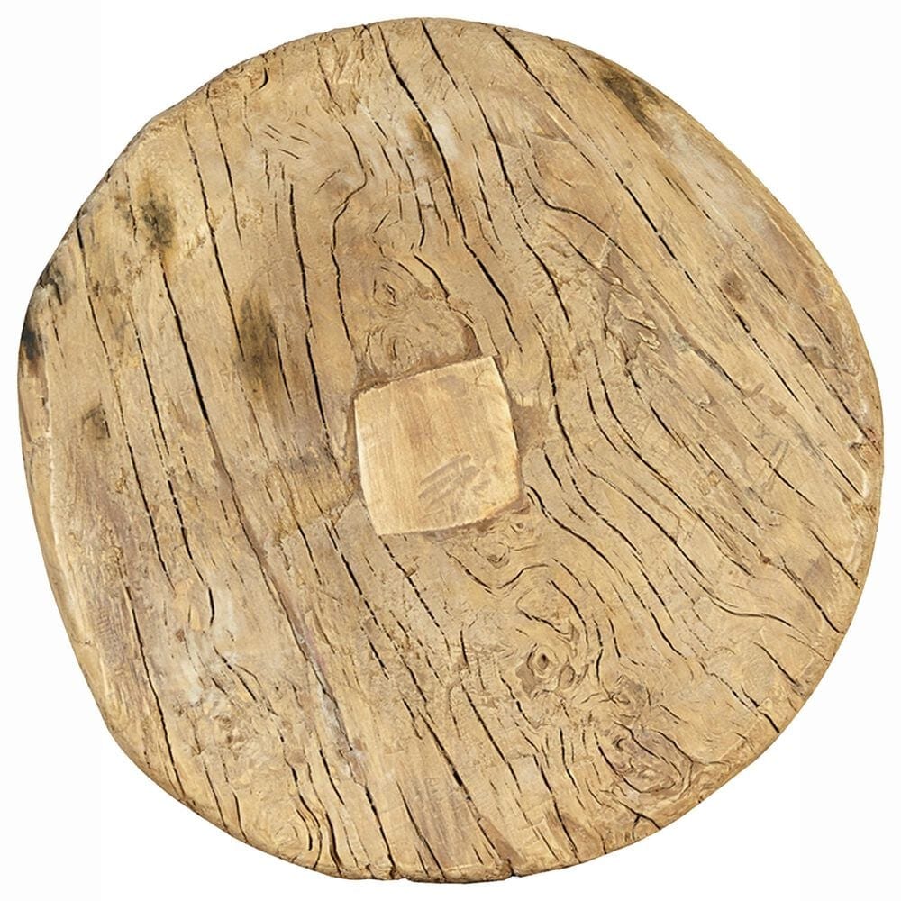 Timeless Designs Reclaimed Tripot Table in Brown, , large