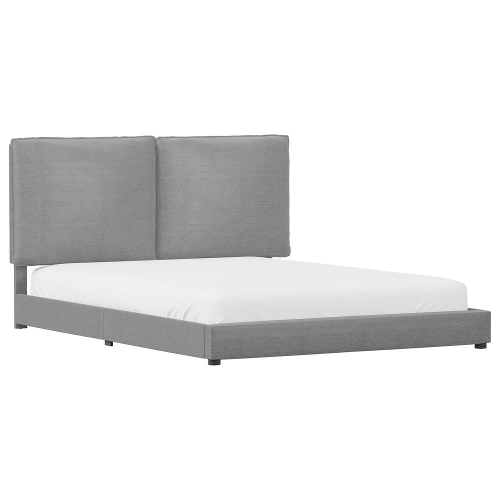 Richlands Furniture Arden Queen Upholstered Platform Bed in Nature Gray, , large
