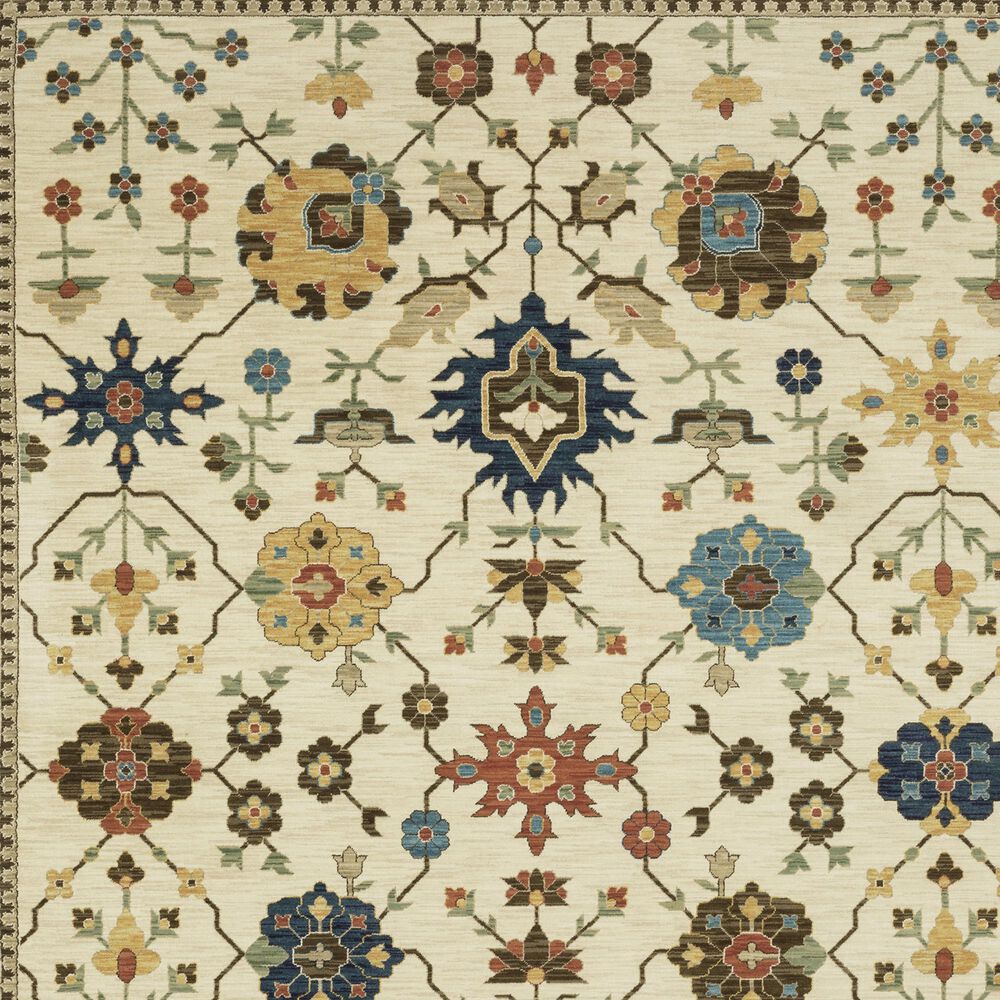 Oriental Weavers Francesca Transitional 6&#39;7&quot; x 9&#39;6&quot; Ivory Area Rug, , large
