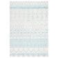 Safavieh Tulum 5"3" x 7"6" Ivory and Turquoise Area Rug, , large