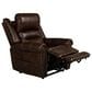 Flexsteel Oscar Power Lift Recliner with Power Lumbar and Headrest in Brown, , large