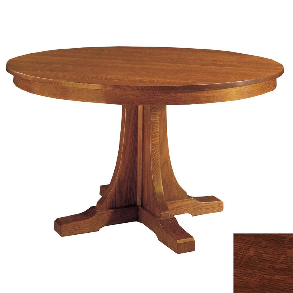 Stickley Furniture Mission Round Dining Table In Manlius Table