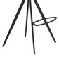 Zuo Modern Aki Bar Stool in White and Black (Set of 2), , large