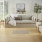 Nourison Courtyard Ivory and Silver 2" x 3" Indoor/Outdoor Area Rug, , large