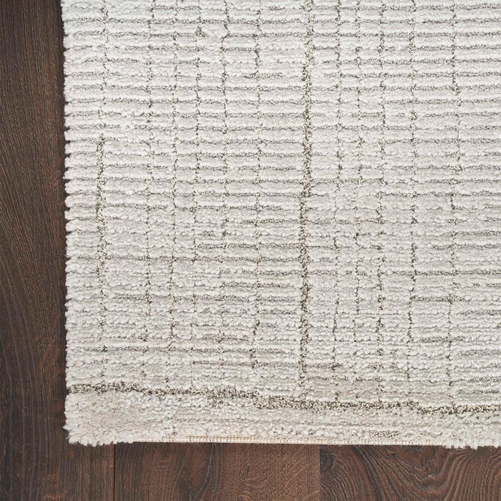 Nourison Andes 6&#39; x 9&#39; Silver Area Rug, , large
