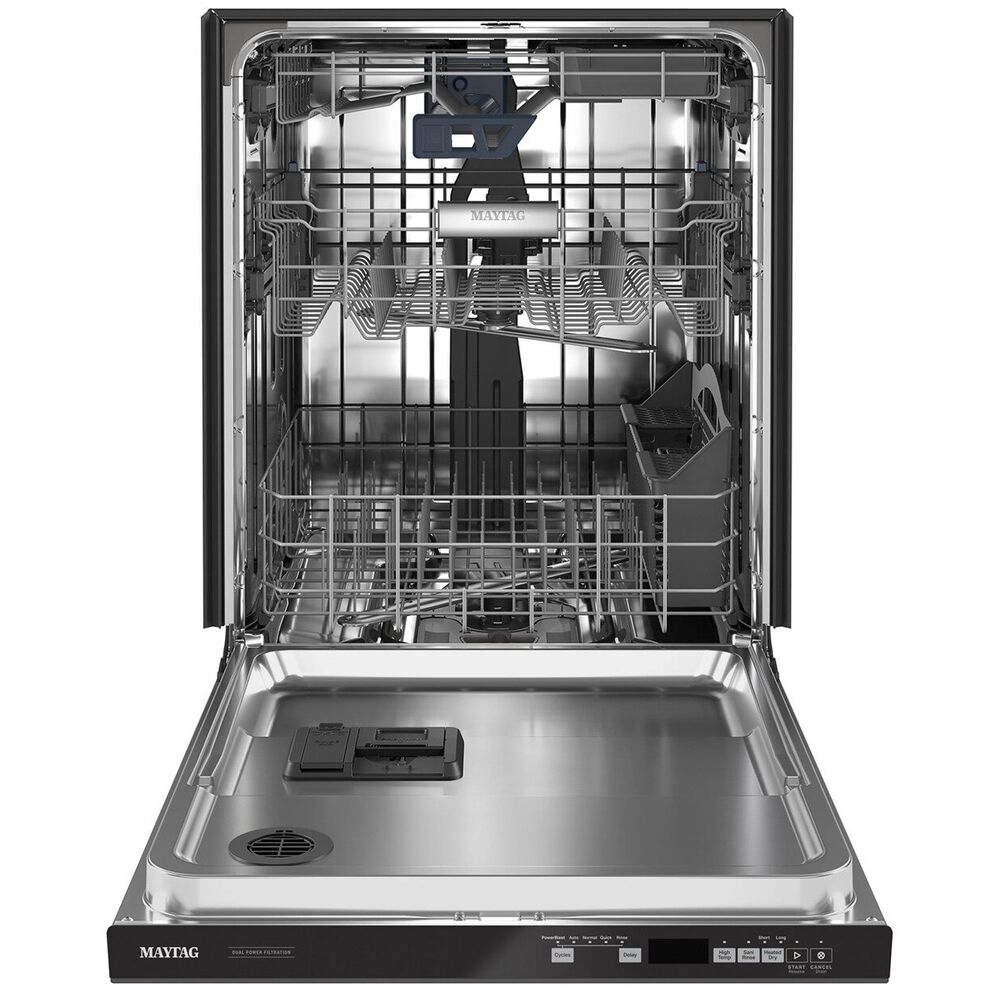 Maytag 24&quot; Built-In Top Controls Dishwasher in Black, , large