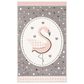 Safavieh Carousel CRK154 3"3" x 5"3" Pink and Ivory Kids  Area Rug, , large