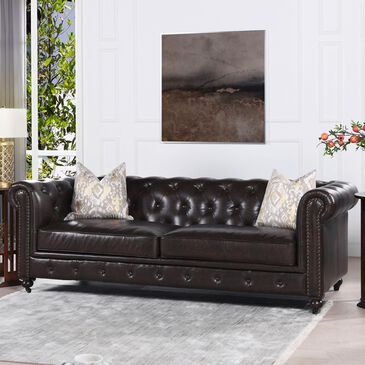 Jennifer Taylor Home Winston Sofa in Vintage Brown, , large