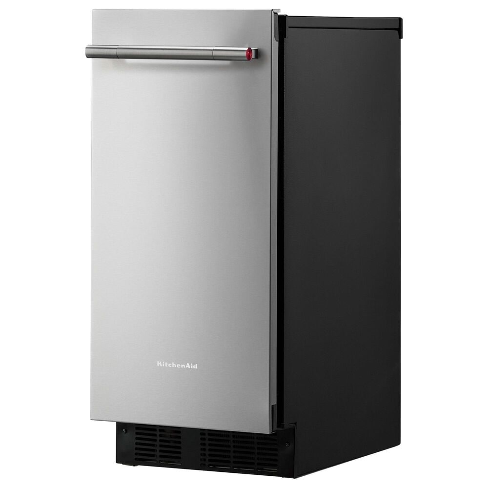 KitchenAid 15&#39;&#39; Automatic Ice Maker in PrintShield Stainless, , large