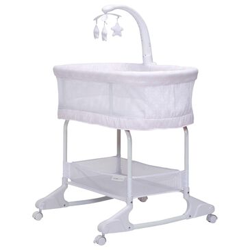 Delta SleepCool Rocking Bassinet in Pink Fresco, , large