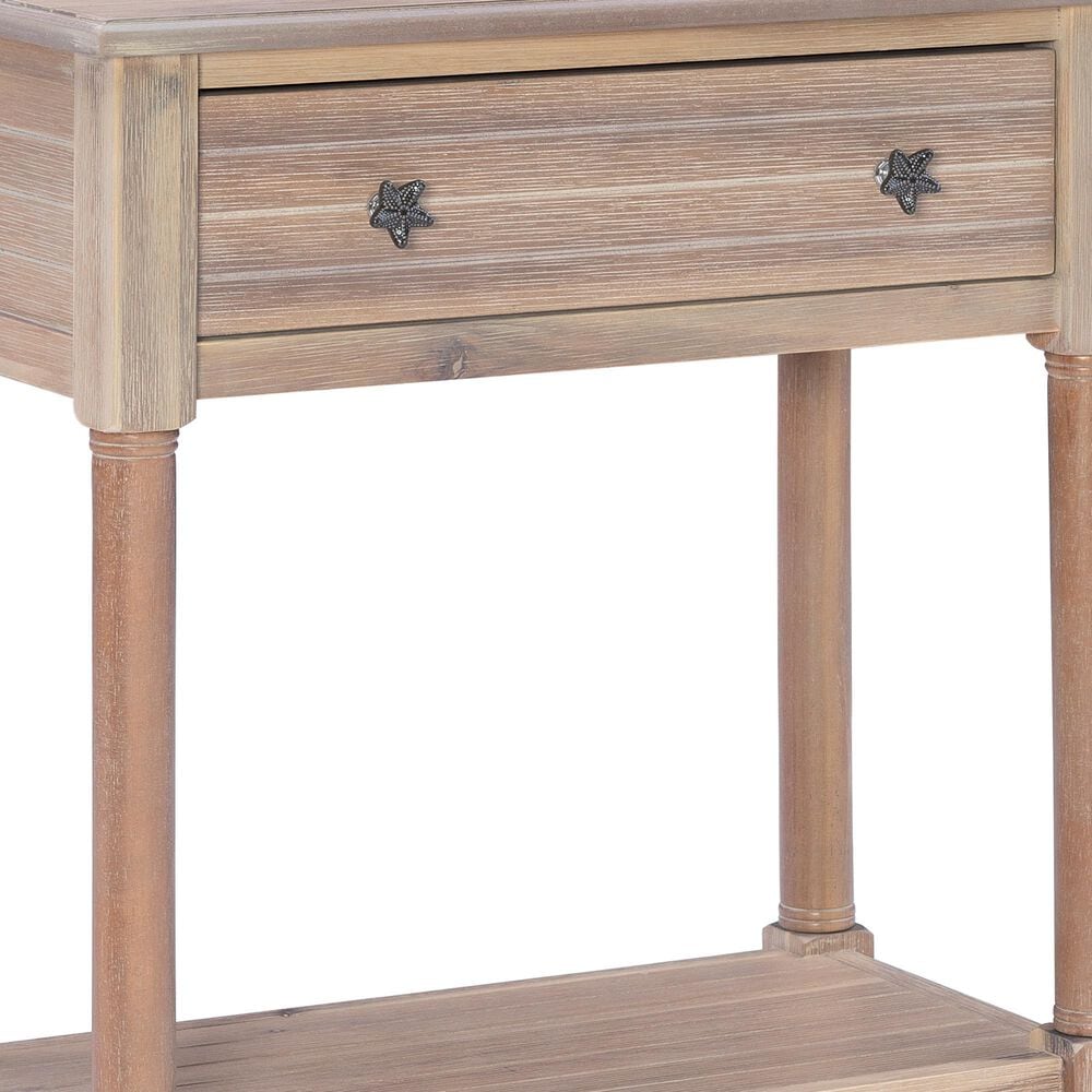 Linon Home Decor Seaboard Accent Table in Natural, , large