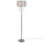 LumiSource Droplets Sleek Floor Lamp in Chrome, , large