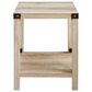 Walker Edison Barn Door Side Table in White Oak, , large