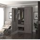 Bestar Pur Pullout Armoire In Bark Gray, , large
