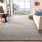Safavieh Tulum TUL264F 9" x 12" Dark Grey and Ivory Area Rug, , large