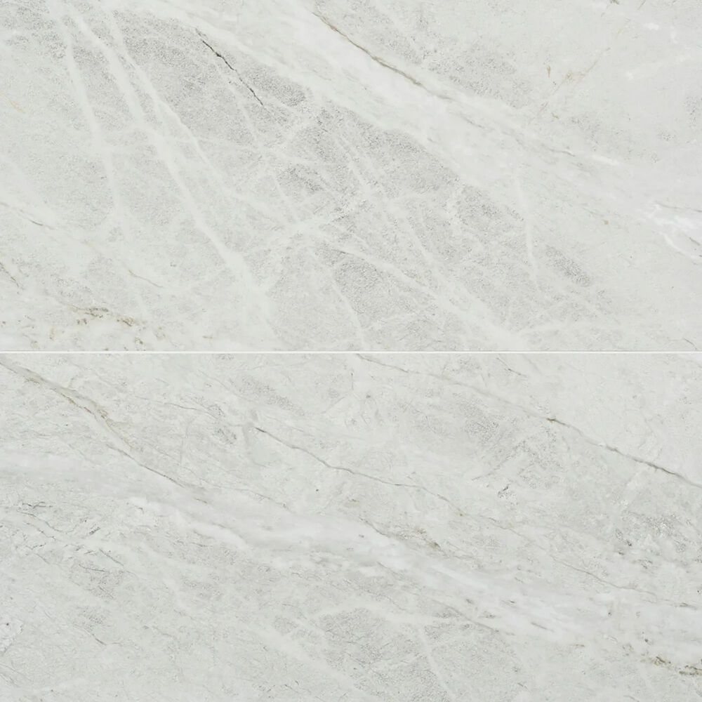 Soho Studio Monarx Ivory White 24" x 48" Satin Porcelain Tile, , large