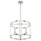 Hunter Astwood 18" 4-Light Chandelier in Polished Nickel, , large