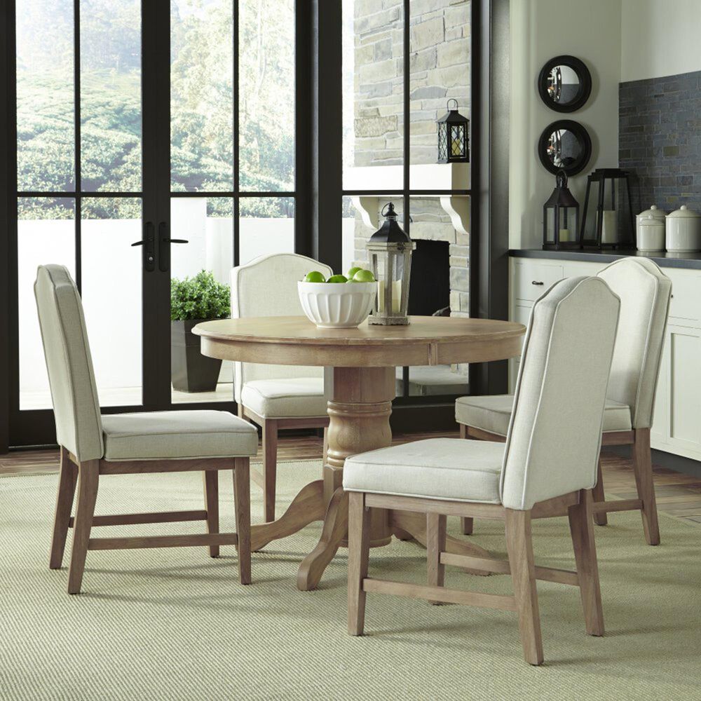 Homestyles Cambridge Dining Table in Whitewash, , large
