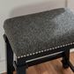 Linon Home Decor Kennedy Counter Stool in Black, , large