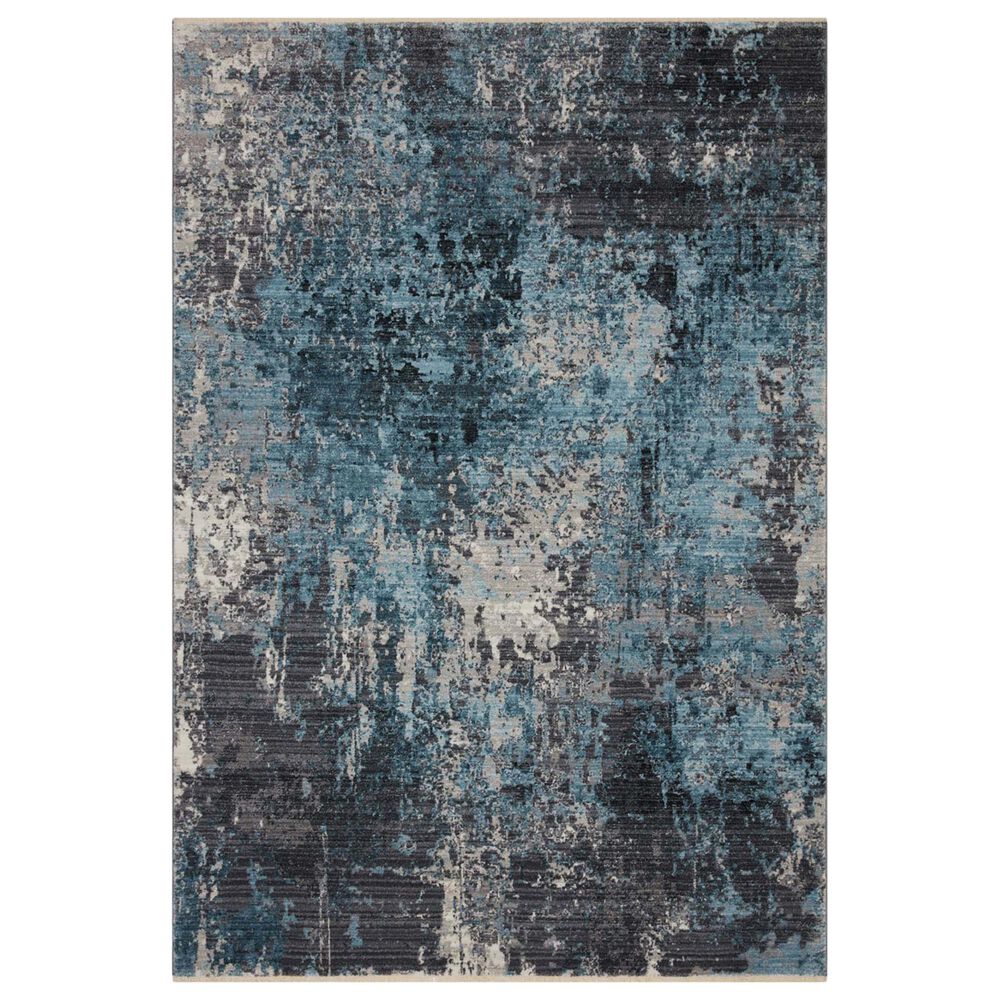 Loloi II Samra SAM-06 2"3" x 3"10" Charcoal and Sky, , large