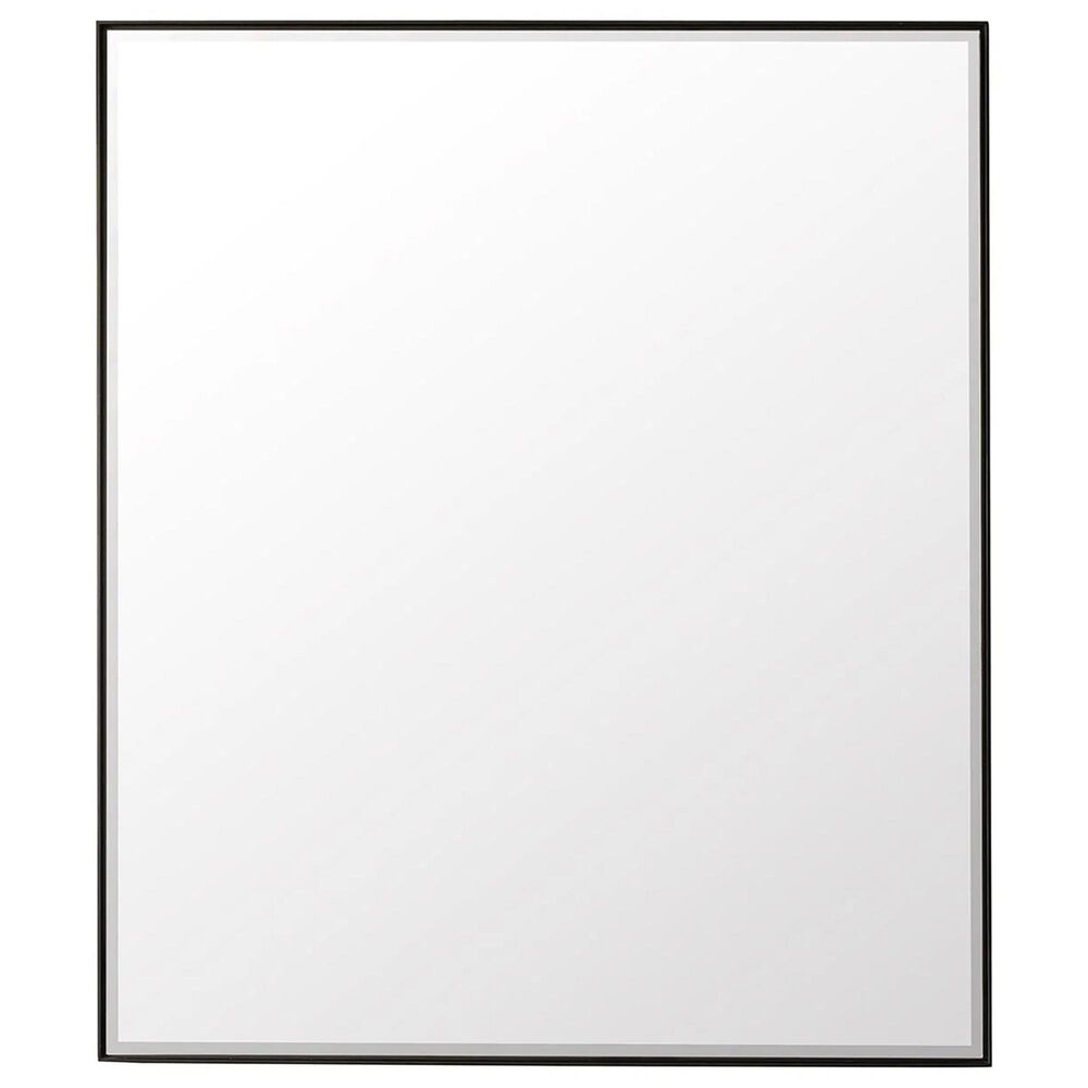 James Martin Vanities Rohe 36&quot; Rectangular Mirror in Matte Black, , large