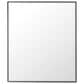 James Martin Vanities Rohe 36" Rectangular Mirror in Matte Black, , large