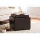 Baxton Studio Tate Storage Ottoman in Dark Brown, , large