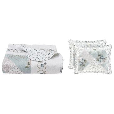 Royal Court Bungalow 3-Piece King/California King Quilt Set in Spa, , large