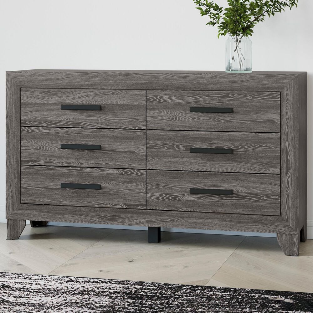 Ashley Sylveri 6-Drawer Dresser Only in Gray, , large