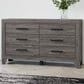Ashley Sylveri 6-Drawer Dresser Only in Gray, , large