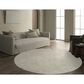 Jaipur Cirque Arvo Pumice Stone and Light Gray 7"10" Round Area Rug, , large