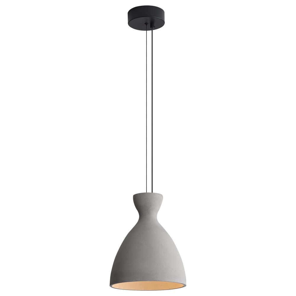 Golden Lighting Aethera 10" 1-Light LED Pendant in Grey, , large