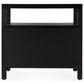 Butler Specialty Company Nora 2-Drawer Wide Nightstand with Open Shelf in Coffee Brown, , large