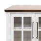 Legends Home Providence 96" TV Console in White and Bourbon, , large