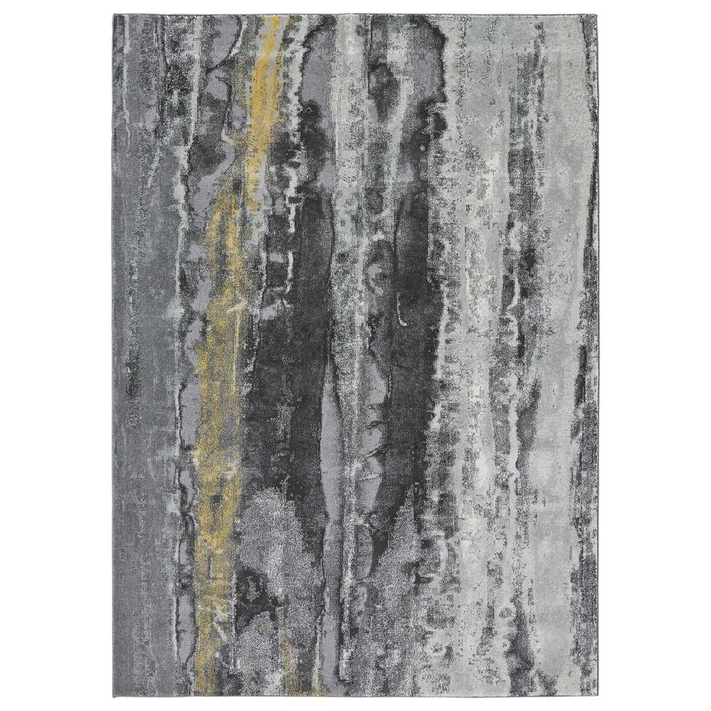 Feizy Rugs Bleecker 3606F 10' x 13'2" Asphalt Area Rug, , large