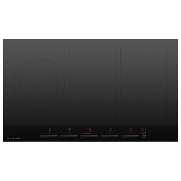 Fisher & Paykel 36" Minimal Induction Cooktop with SmartZone in Black, , large