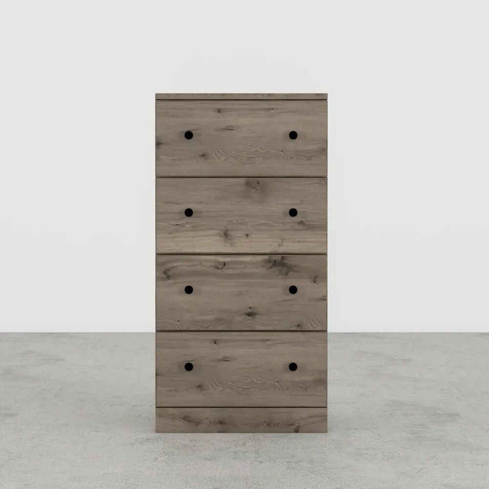 Lemoore Essentials 23" 4-Drawer Chest in Weathered Gray Ash, , large