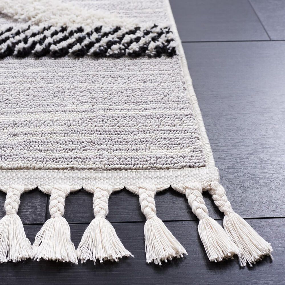 Safavieh Marrakesh MRK564 2&#39;2&quot; x 6&#39; Grey and Ivory Runner, , large