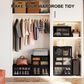 HOMLUX 3-Tier Storage Cabinet with Adjustable Shelves in Black, , large