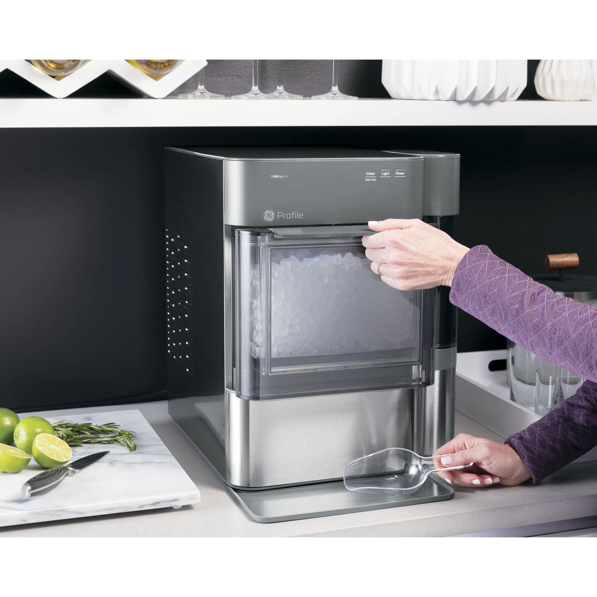Refrigerator that store makes pellet ice