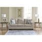 Ashley Deltona Stationary Sofa and Loveseat Set in Parchment, , large