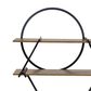 Furniture of America Quentin Bookcase in Light Walnut and Black, , large